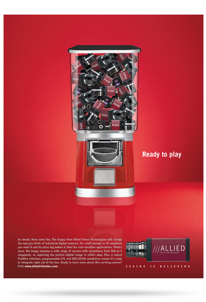 Allied Vision Technologies Guppy Print Ad