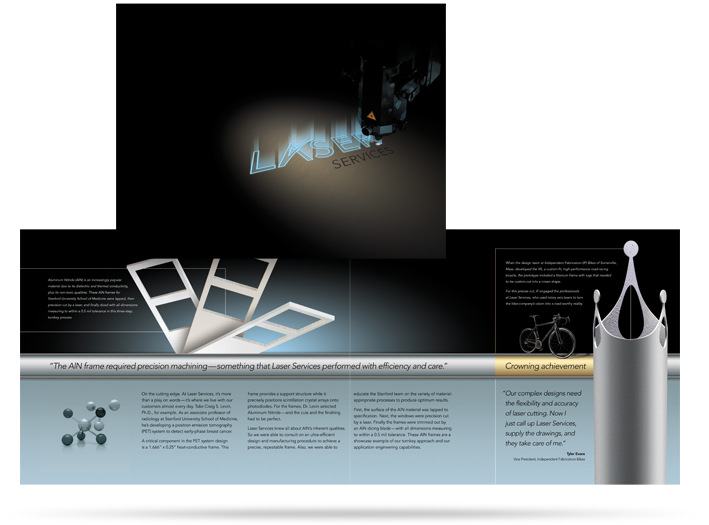 Laser Services&nbsp; Brochure Design