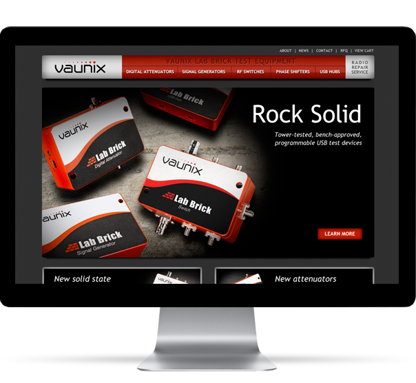 Vaunix Web Site Design